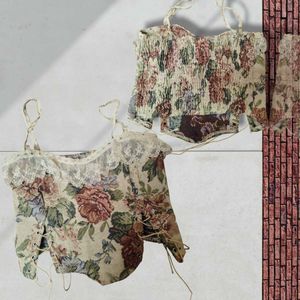 Floral Lace Corset Top