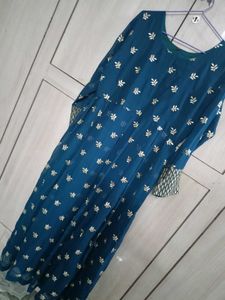 Exclusive Teal Embroidered Kurta Set with Dupatta