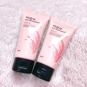 COMBO OF 2 The Face Shop Rice Water Bright Foaming