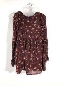 Brown Printed Dress(Women’s)