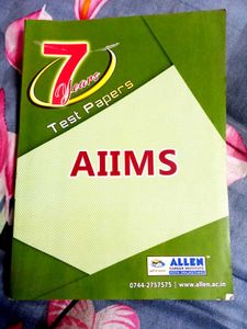 AIIMS 7 Years Test Papers 💚