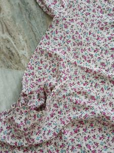 Floral Print Casual Midi Dress