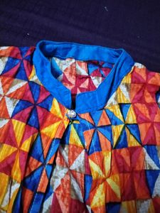 Multi Colour Long Flair Shrug