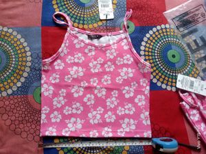 Cute Pink Floral Cami Top