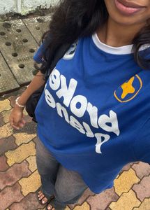 Oversized blue T shirt 👚