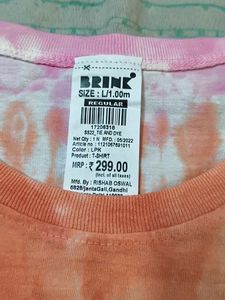 Pink &amp; Orange Tie-Dye T-Shirt
