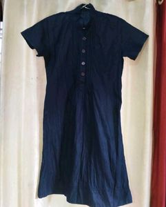 Elegant Navy Blue Dress👗