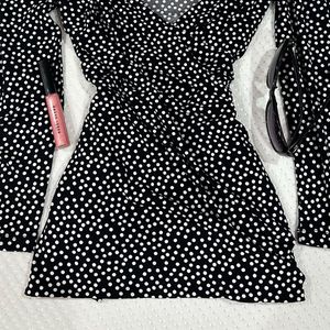 Polka Fitted Top