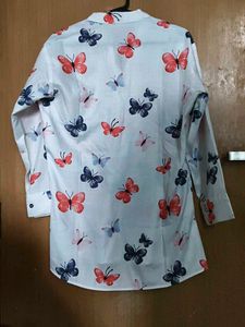 Butterfly Print Top
