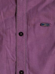 Men's Purple Casual Shirt
