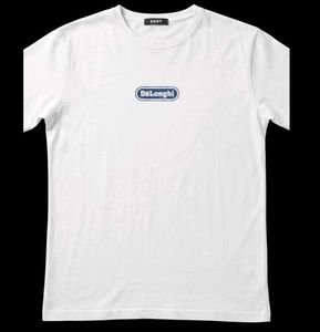DKNY White oversized DeLonghi Logo T-Shirt