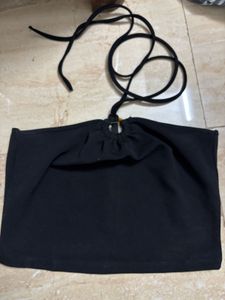 Black Halter Top