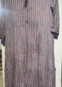Striped Button-Down Dress