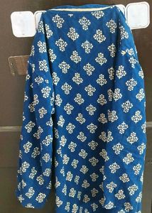 Blue Ethnic Printed Kurta set