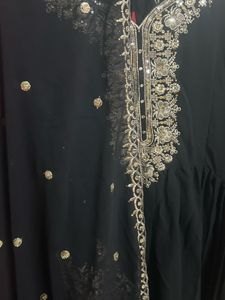 black anarkali suit 💖