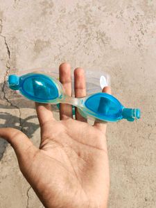Blue Swimming Goggles