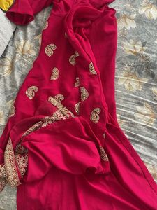 Vibrant Pink Patiala suit salwar