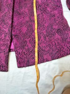 Paisley Print Overcoat