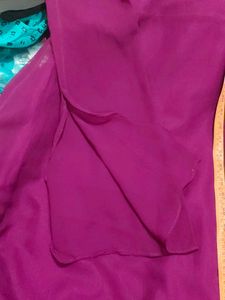 Elegant Purple Ethnic Gown