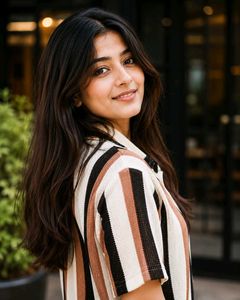 Retro Striped Button-Up Shirt