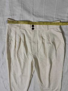 Classic High-Waisted Pleated Pants