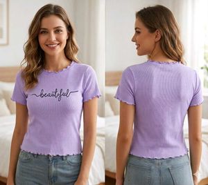 PRICE DROP🚨Cute Purple Beautiful Graphic Tee