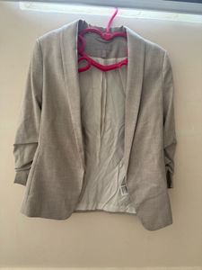Light Gray Blazer and Pants Set
