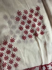 Kalamkari Handcrafted Dupatta with peacocks