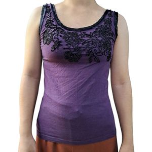 Embroidered Tank Top