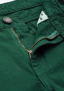 Green Wide-Leg Jeans