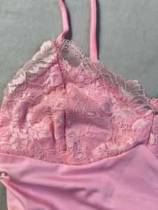 Savana Pink Lace Trim Camisole XS