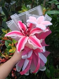 Beautiful Pink Lily Bouquet