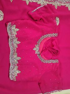 Beautiful Handwork Saree with blouse