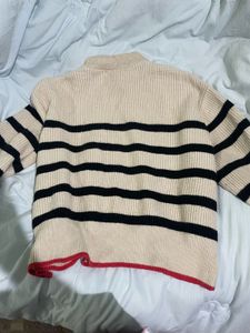 Zara Striped Knit Sweater