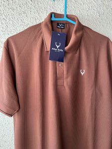 Allen Solly Men's Brown Polo T-Shirt newwdtag