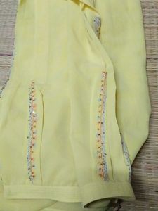 Yellow Embroidered Kurta Set