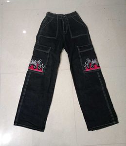 🔥 Flame Cargo Jeans
