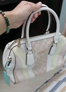 Stylish Patchwork Barrel Bag - New with Tag