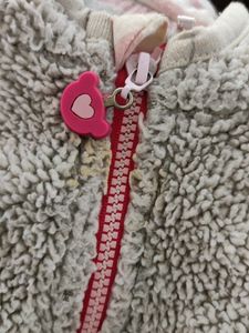 Cool Club Grey Fleece Jacket ( Girls) | Chest 22| Length 13