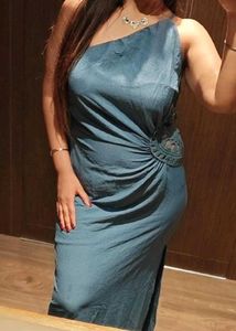 Elegant One-Shoulder Maxi Dress