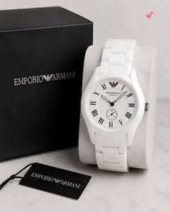 Emporio Armani White Ceramic Watch