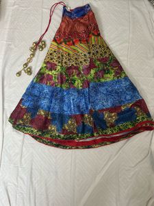 Vibrant Patchwork Lehenga Choli Set