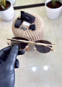 Gold Aviator Sunglasses