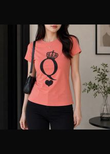 Cute Queen Graphic Tee new with tag bust 38inc