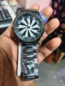 Tencel Black &amp; Blue Men's Watch