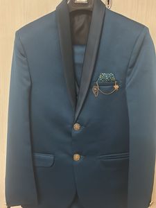 Stylish Teal 3 piece suit for boys
