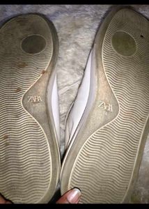 Classic White Lace-Up Sneakers 44/ uk9.5