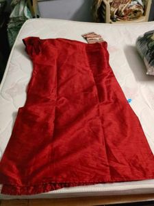 Exquisite Red Embellished Kurta