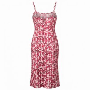 Elegant Red Printed Kurti | Size M