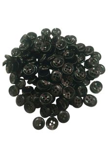 100 Pc Pack-White-Black-High Quality Shirt Buttons